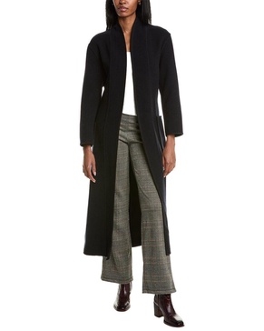 wool-blend coat