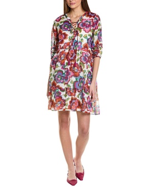 calanthe lace up dress