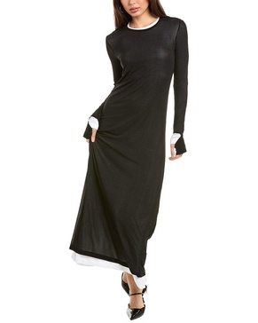 layered maxi dress