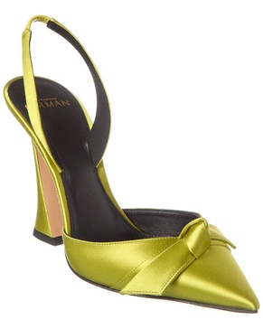 clarita bell 100 slingback satin pump