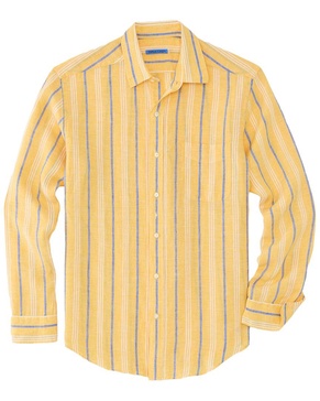 stripe gramercy linen woven shirt
