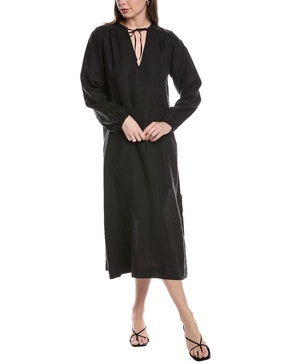 lightweight linen maxi dress