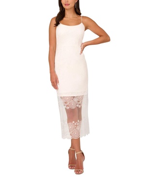 Adrianna Papell Slim Column Midi Dress