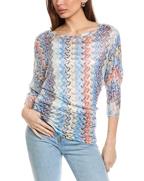 3/4-sleeve dolman blouse