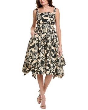 Agua by Agua Bendita Lunatus Cosechia Midi Dress