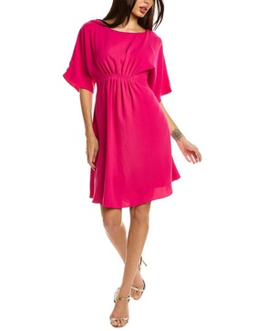 Trina Turk Women's A Line Dress with Gathered Waist
