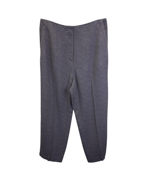 straight trousers in grey viscose