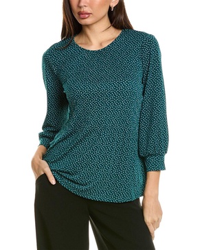 Adrianna Papell Pleated Trapeze Top