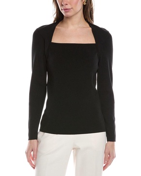 Anne Klein Portrait Neck Top