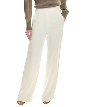 plata full leg trouser in white