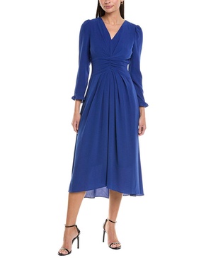 Maggy London Bubble Crepe Midi Dress