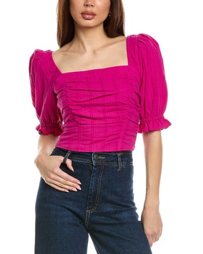 ruched crop top