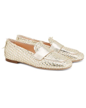 sheryl upcycle leather moccasin