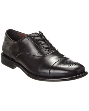 ferragamo maxime appaloosa leather dress shoe