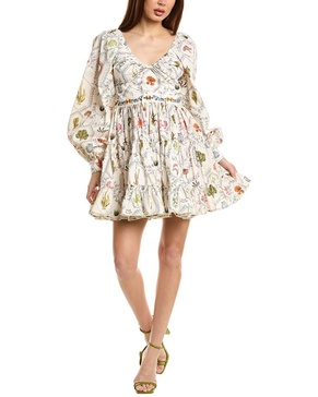 encaje mini dress