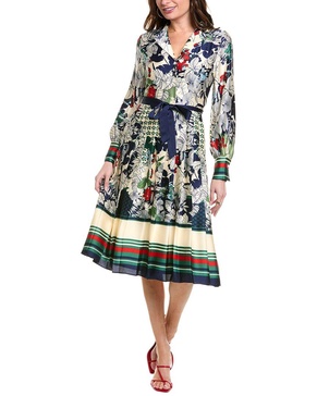 pleated shirtdress