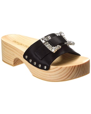 satin sandal