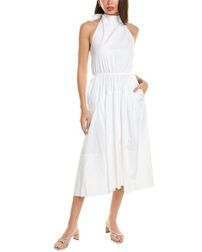 draped dress