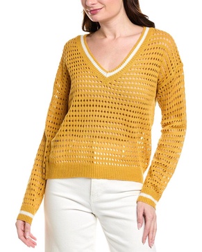 sergia open knit cashmere-blend sweater
