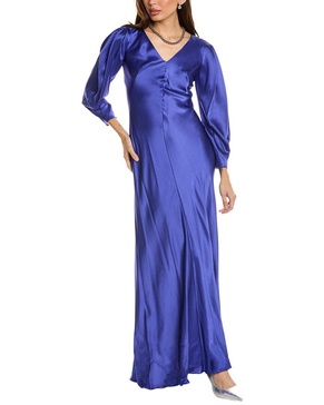 satin silk gown