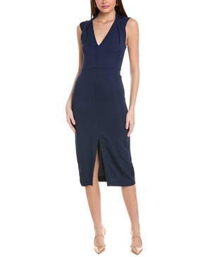 andi shoulder detail bodycon dress