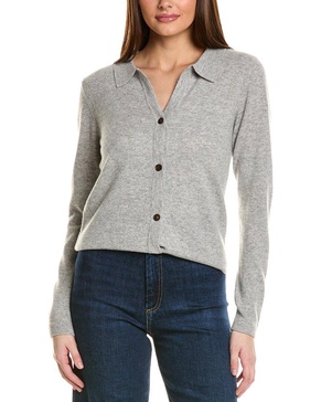 collared dress cashmere cardigan
