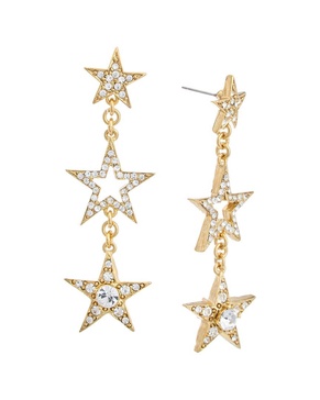 Oscar de la Renta 14K Plated Starburst Earrings