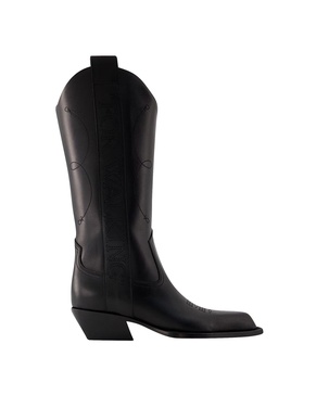 for walking boots - off white - leather - black