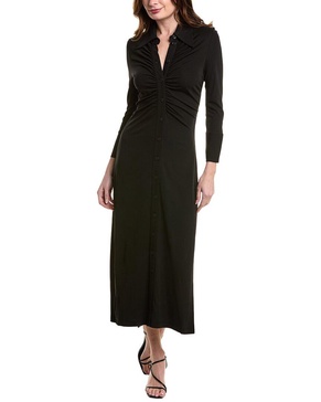 clara ruched shirtdress
