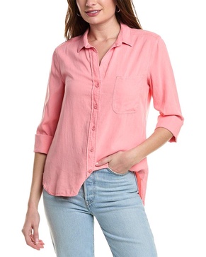 shirttail button down shirt
