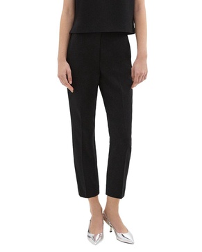 high-waist slim crop pant
