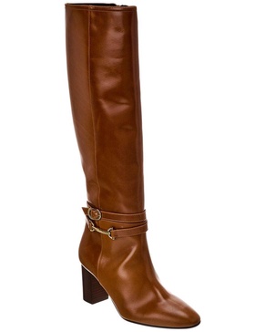 adriana leather knee-high boot
