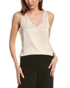 rhinestone trim tank