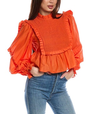 smocked blouse