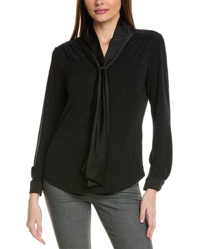 Anne Klein Mixed Media Top
