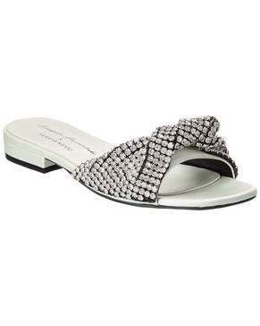x evangelie smyrniotaki satin sandal