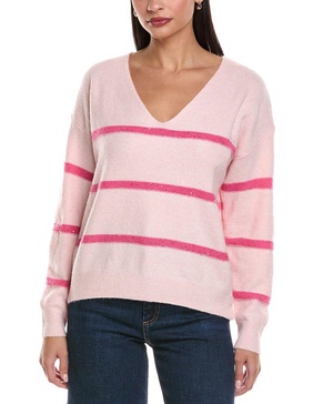 kelly moi striped cashmere-blend sweater