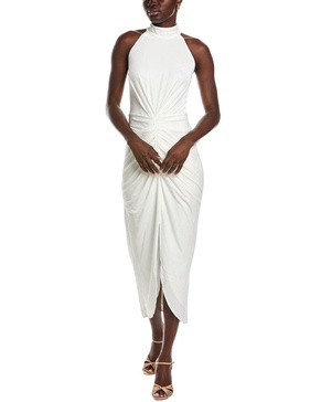 AIIFOS Eloise Halter Midi Dress