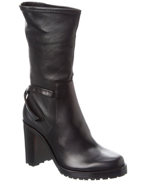 Alexandre Birman Clarita Motorcycle 90 Leather Boot