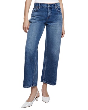 ernie cropped low-rise buckle back baggy