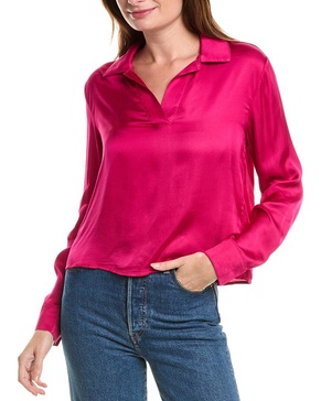wide placket pullover