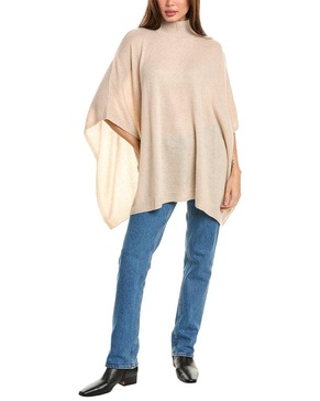 cashmere funnel neck cashmere poncho