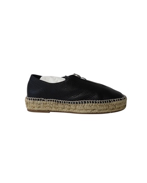 alexander wang devon espadrille sneakers in black leather
