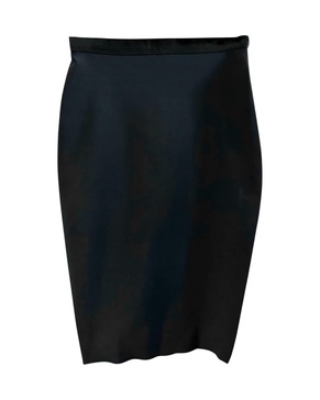 pencil skirt in navy blue polyamide