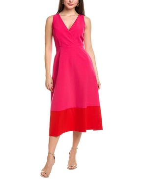 Anne Klein Colorblocked Midi Dress