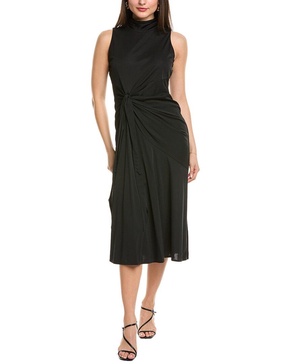 Anne Klein Mock Neck Midi Dress