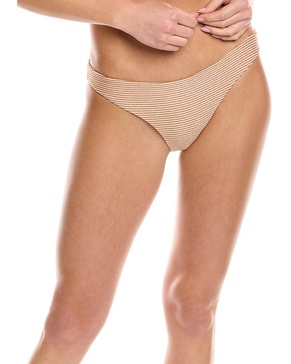 basic ruched teeny bikini bottom