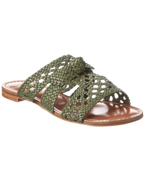 clarita braided leather sandal