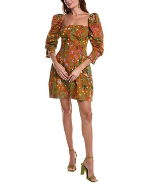 silk-lined mini dress