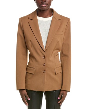 wool-blend blazer